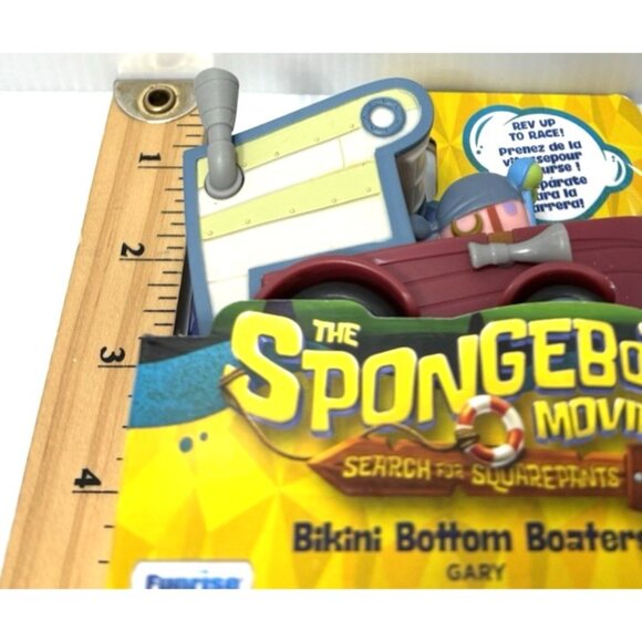SpongeBob Movie Bikini Bottom Boaters Gary Vehicle Figure Toy NEW Nickelodeon - Picture 8 of 8